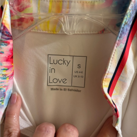 Lucky in Love Multicolor Sleeveless Sports Dress with Pockets, size S - Picture 2 of 6